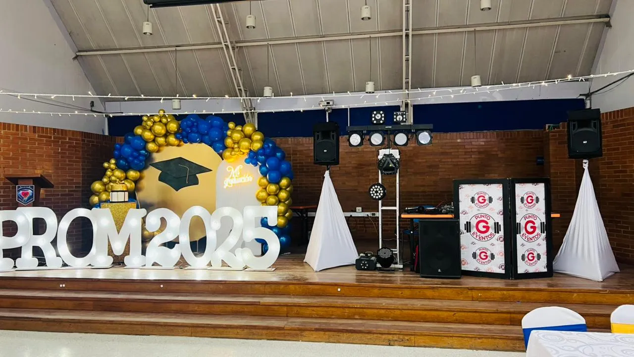Fotografía del sitio de Eventos Punto G para Grados